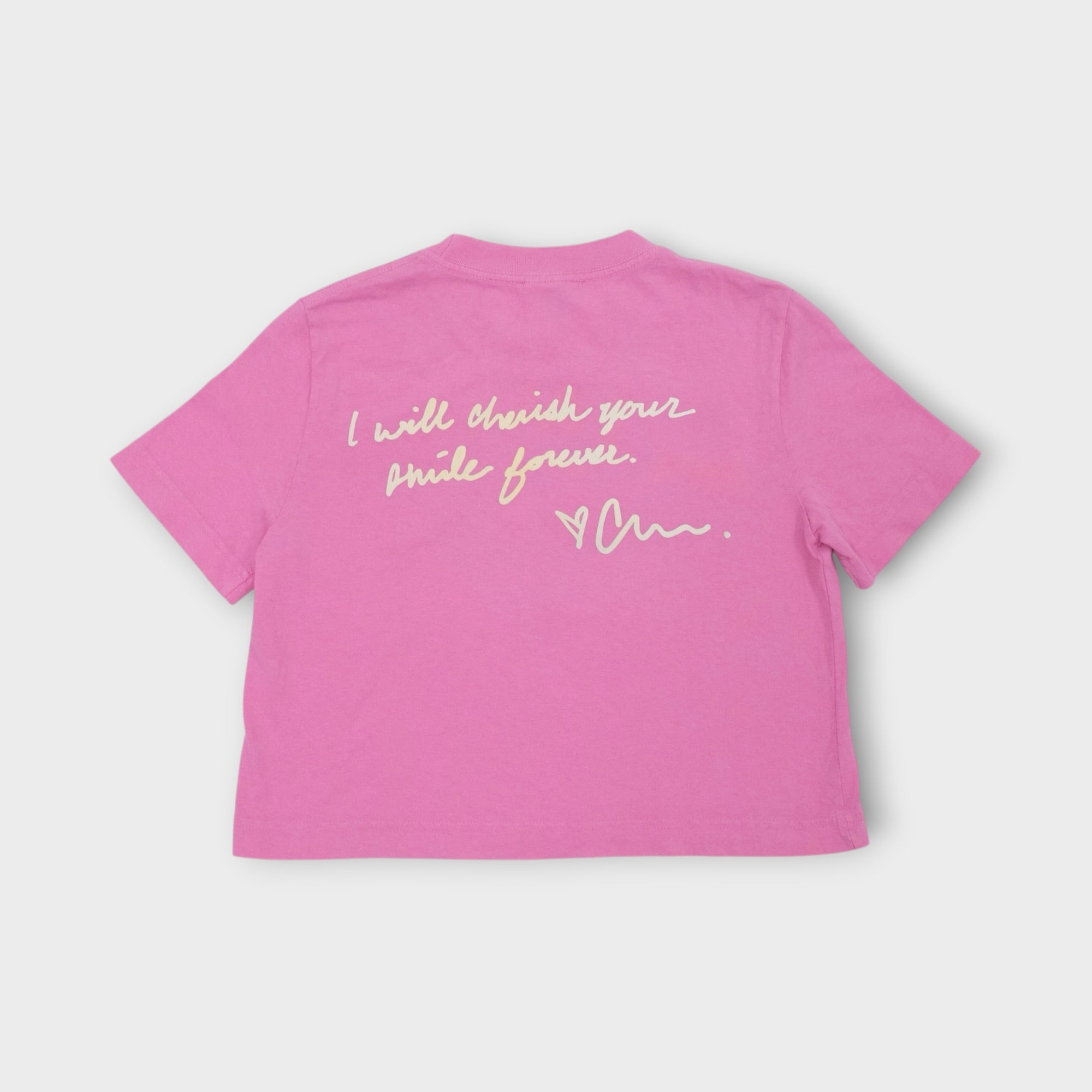 Smile Baby Tee - Pixie Pink