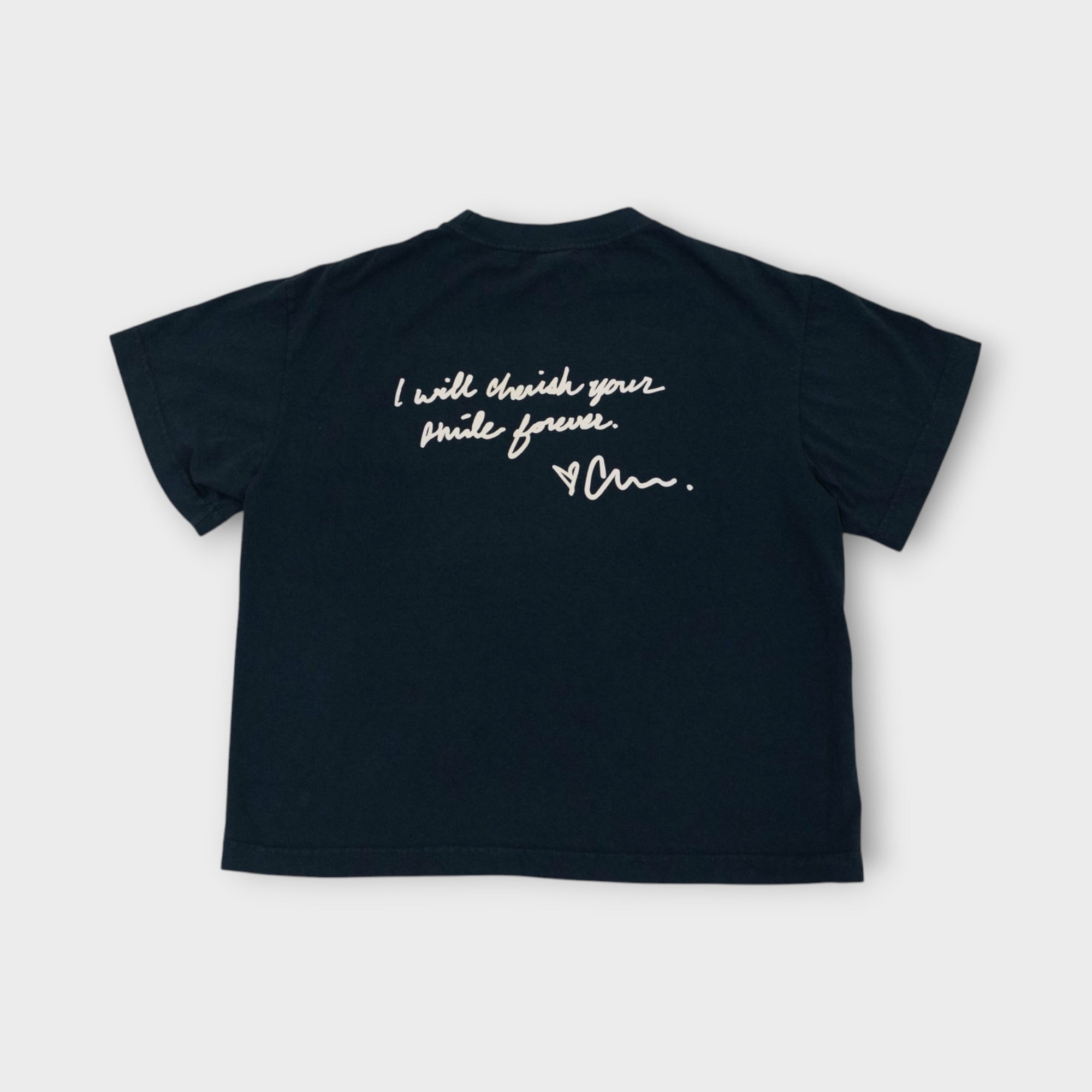 Smile Boxy Tee - Slate