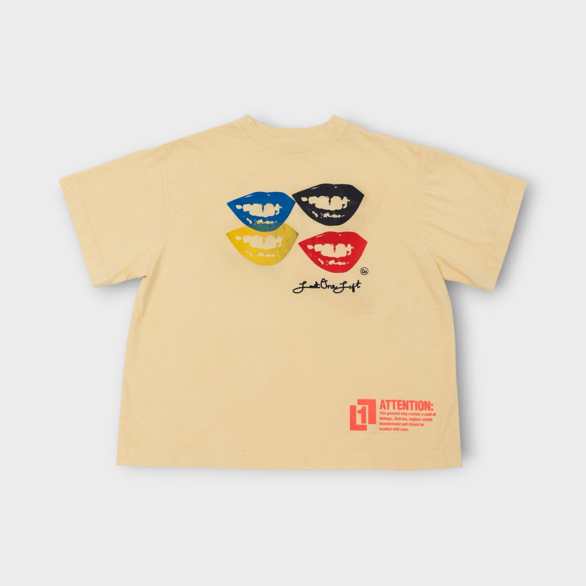 Smile(s) Boxy Tee - Butter Yellow