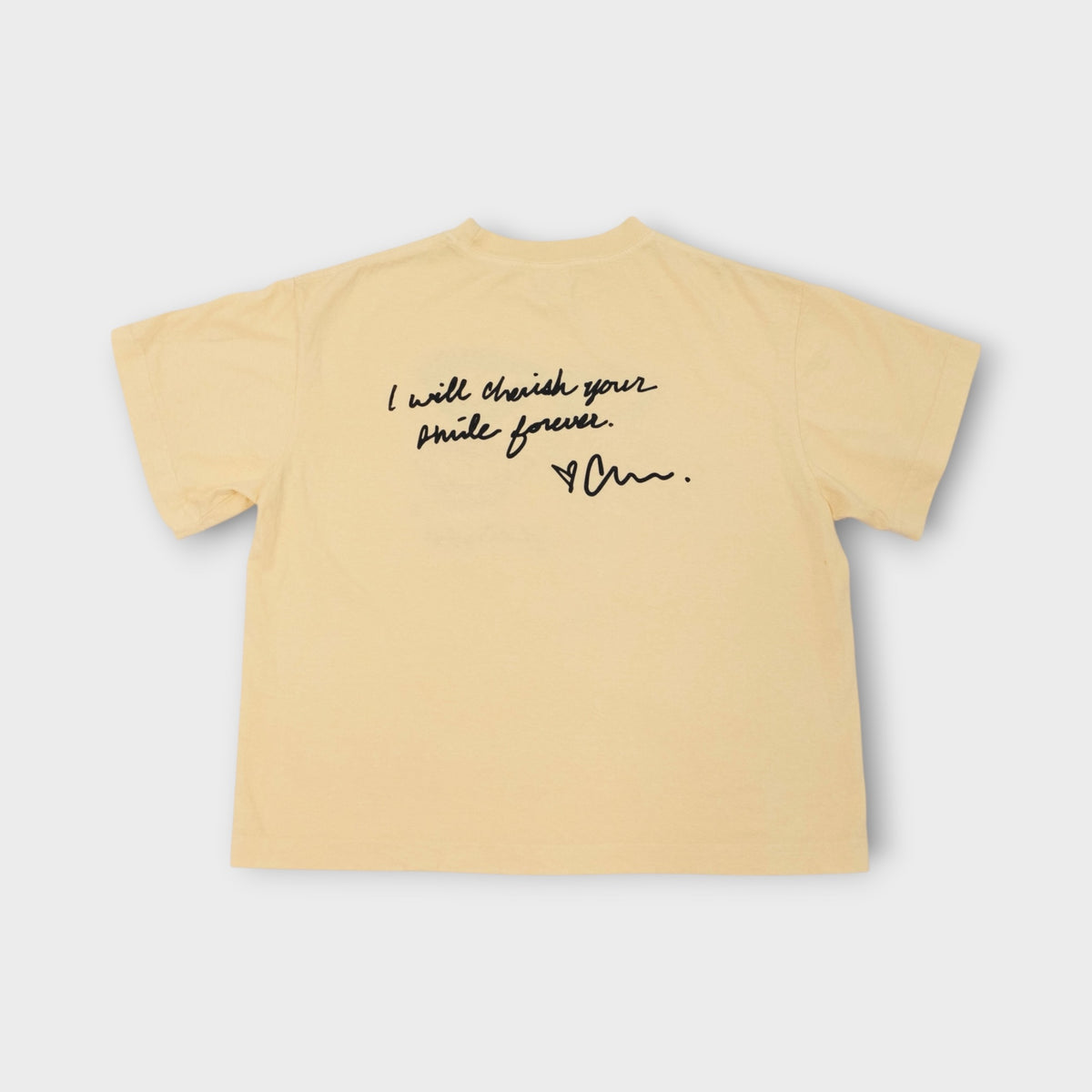 Smile(s) Boxy Tee - Butter Yellow