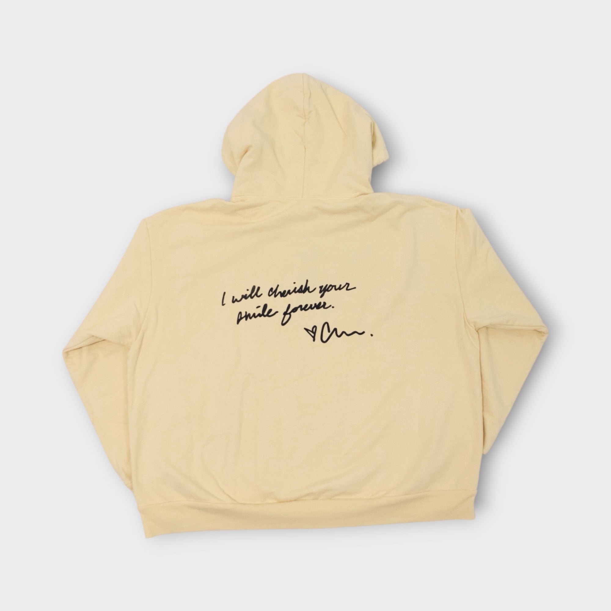 Smile(s) Zip Hoodie - Butter Yellow