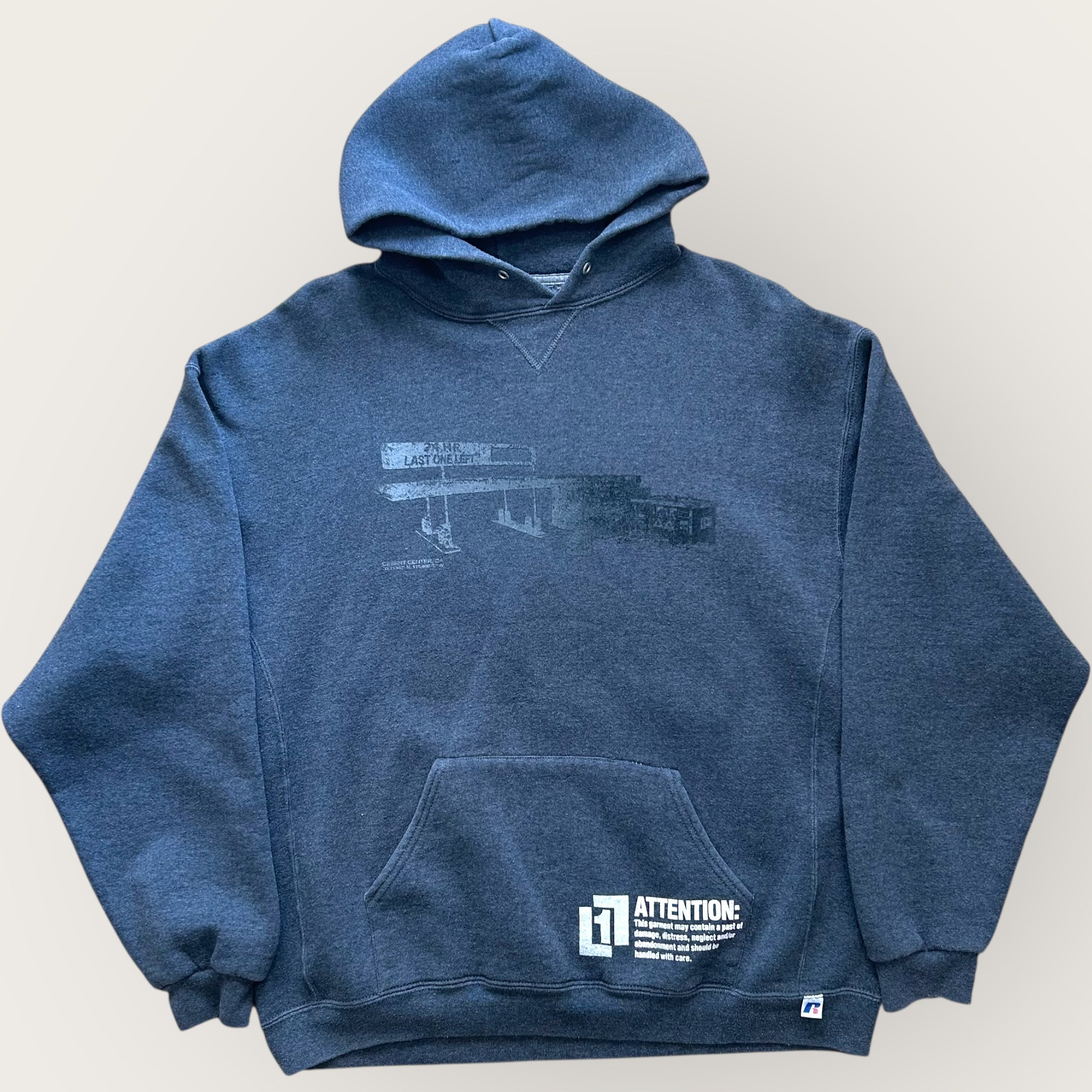 24 HR Crew hoodie - Charcoal (XL)
