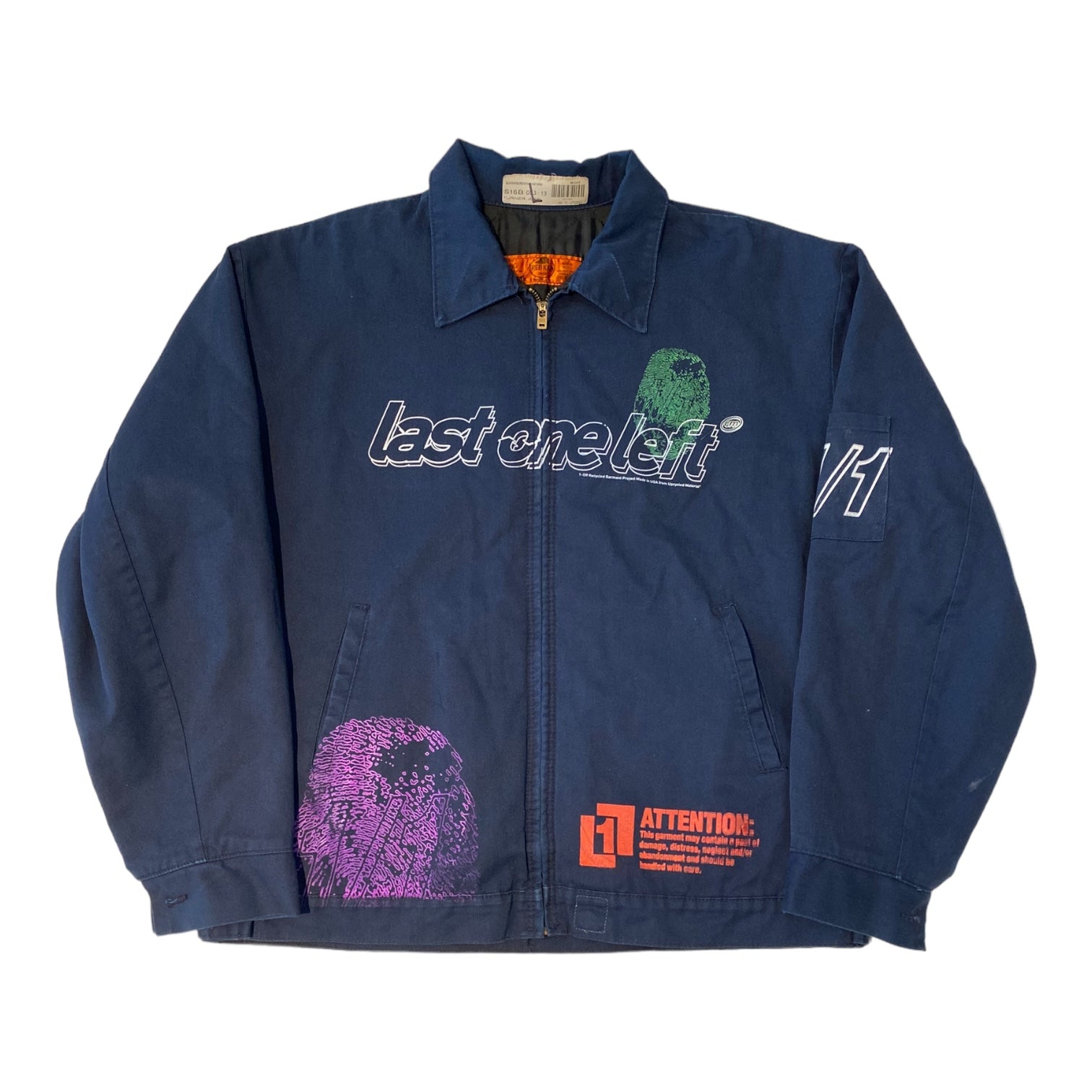 Navy Work Jacket 1- Large