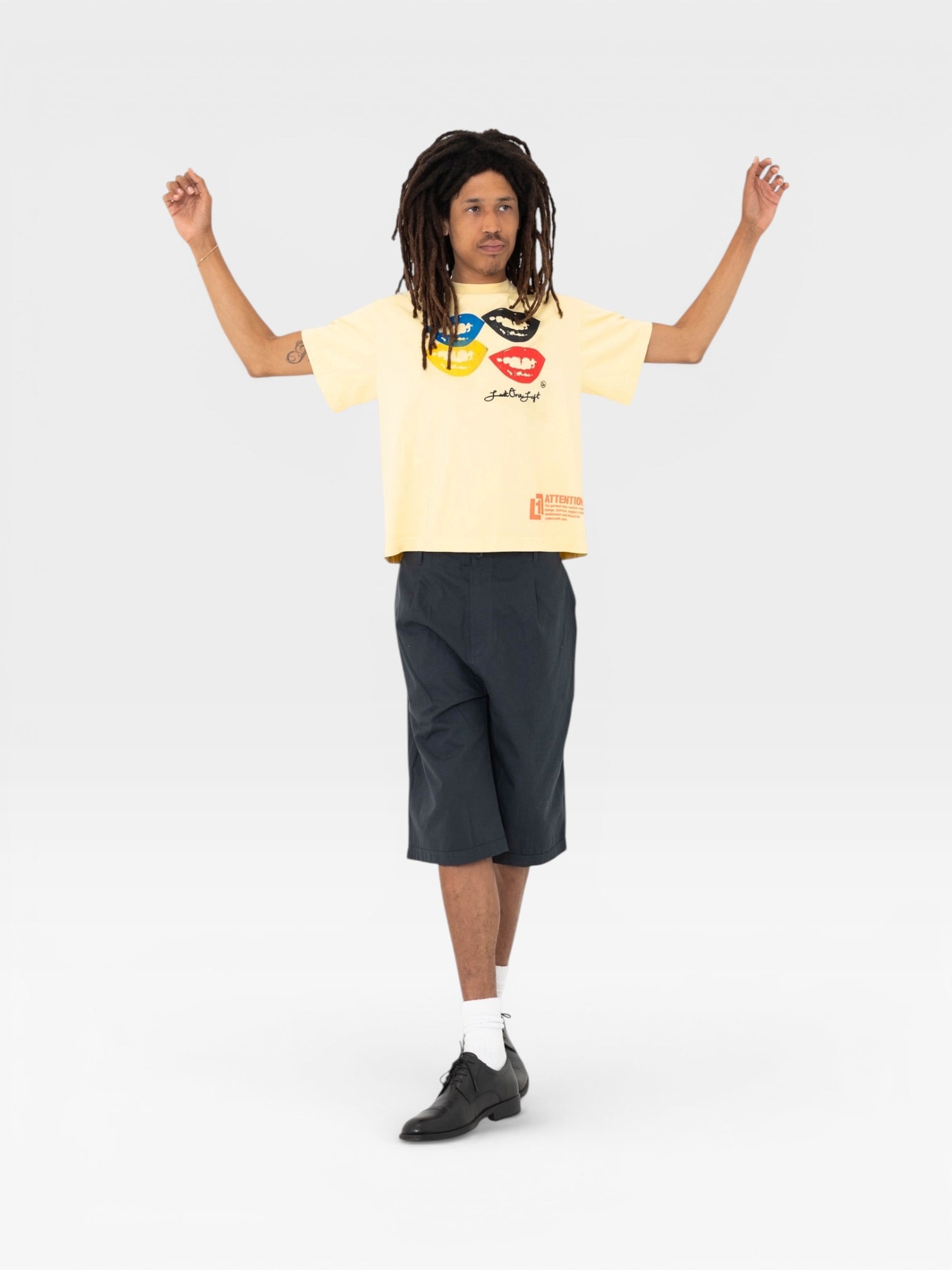 Smile(s) Boxy Tee - Butter Yellow