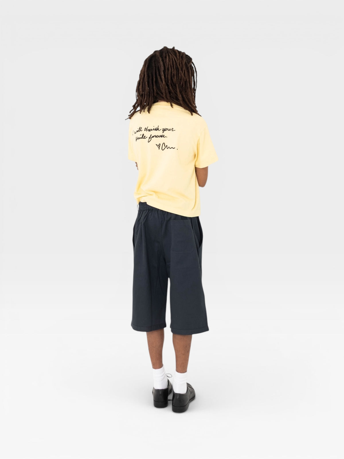 Smile(s) Boxy Tee - Butter Yellow