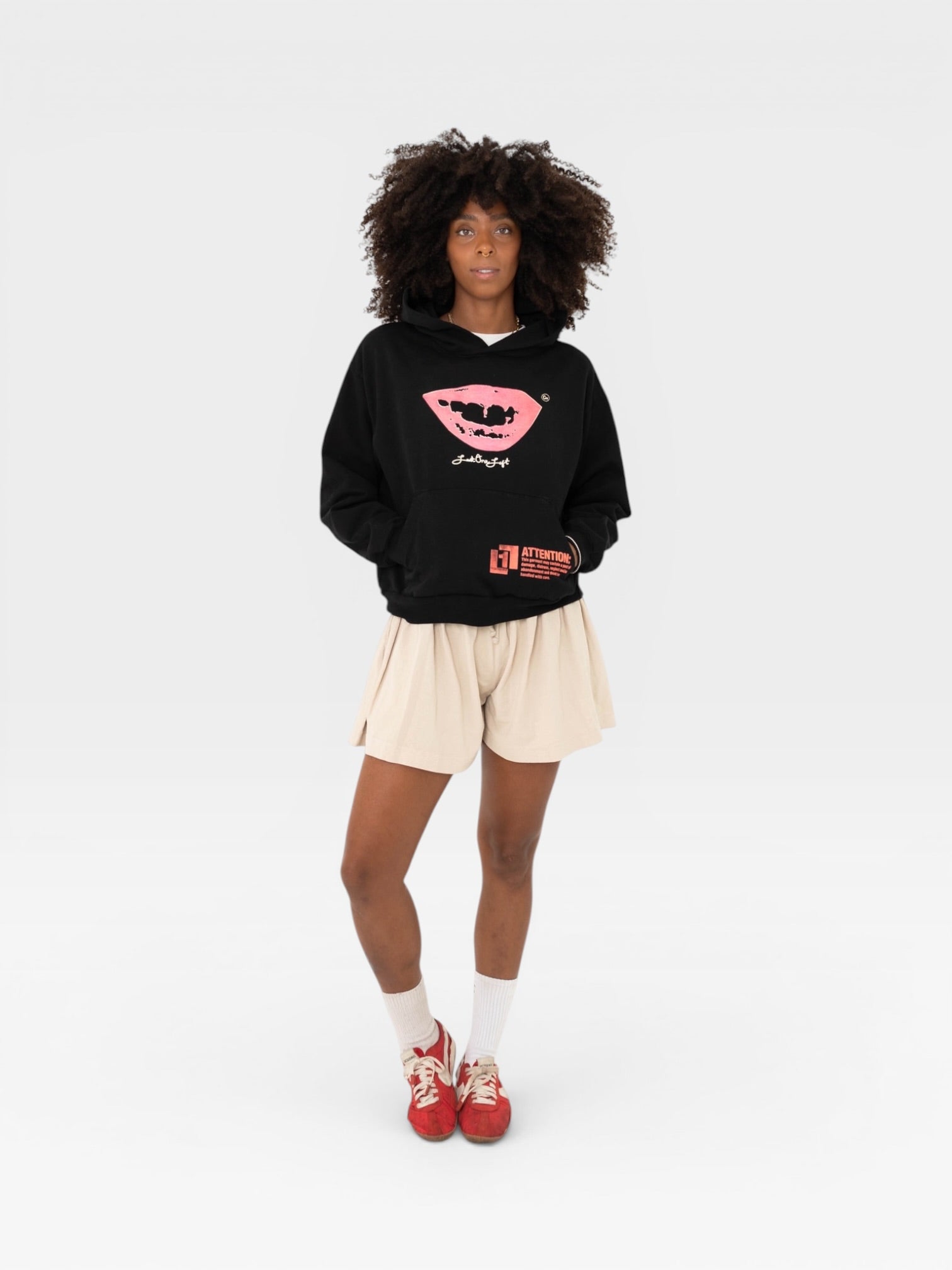 Smile Hoodie - Black