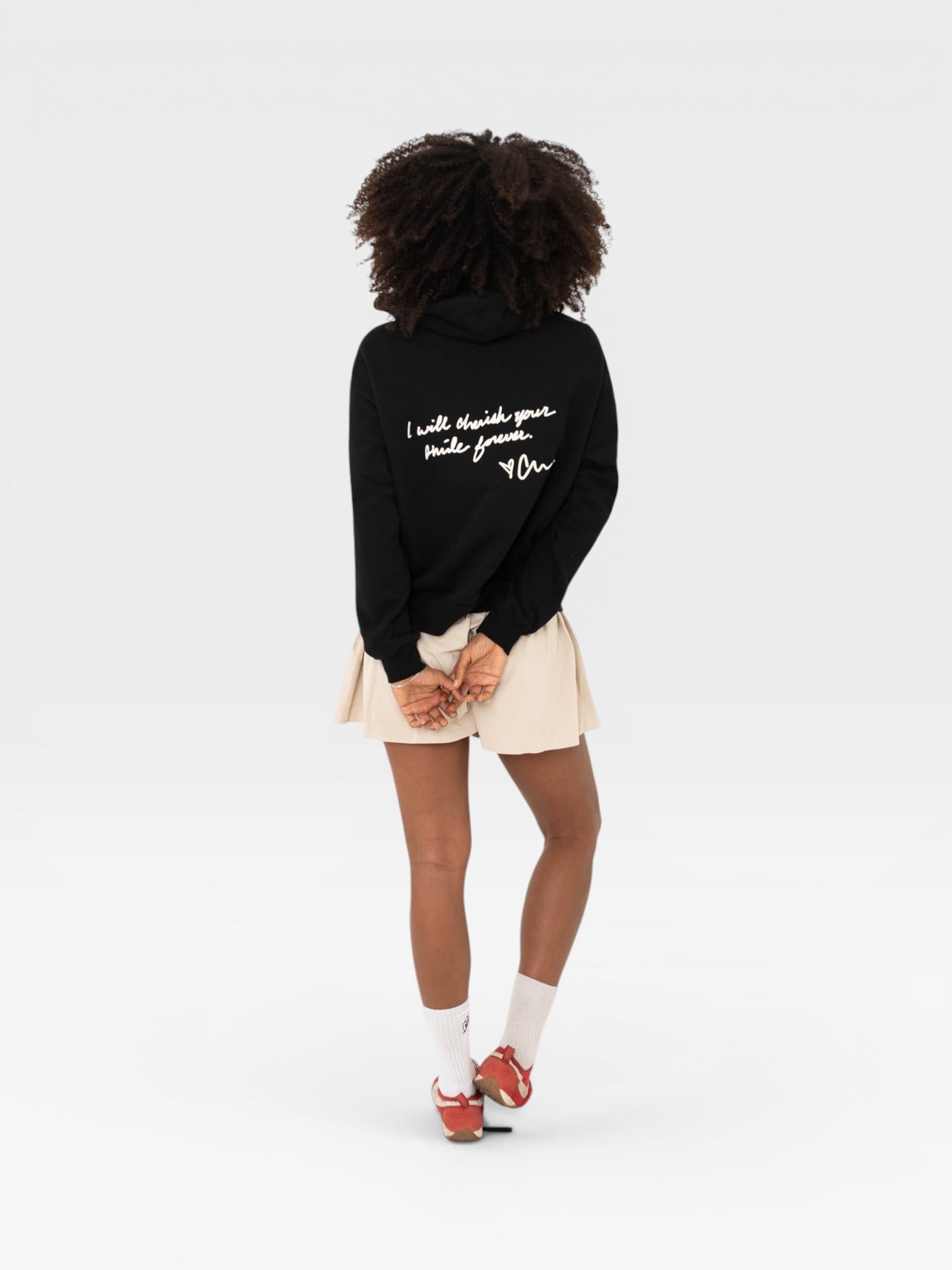 Smile Hoodie - Black – LAST ONE LEFT