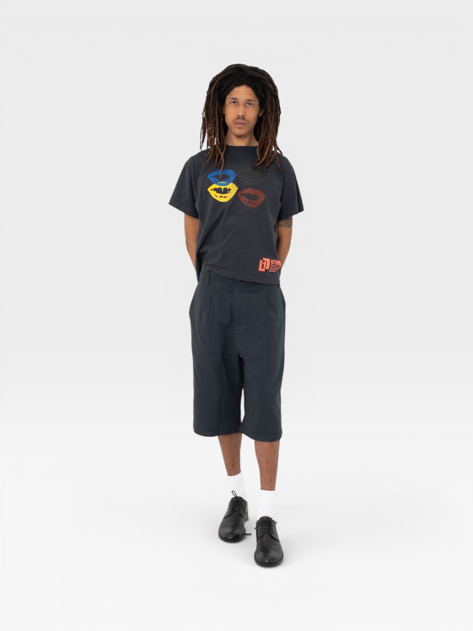 Smile(s) Boxy Tee - Slate