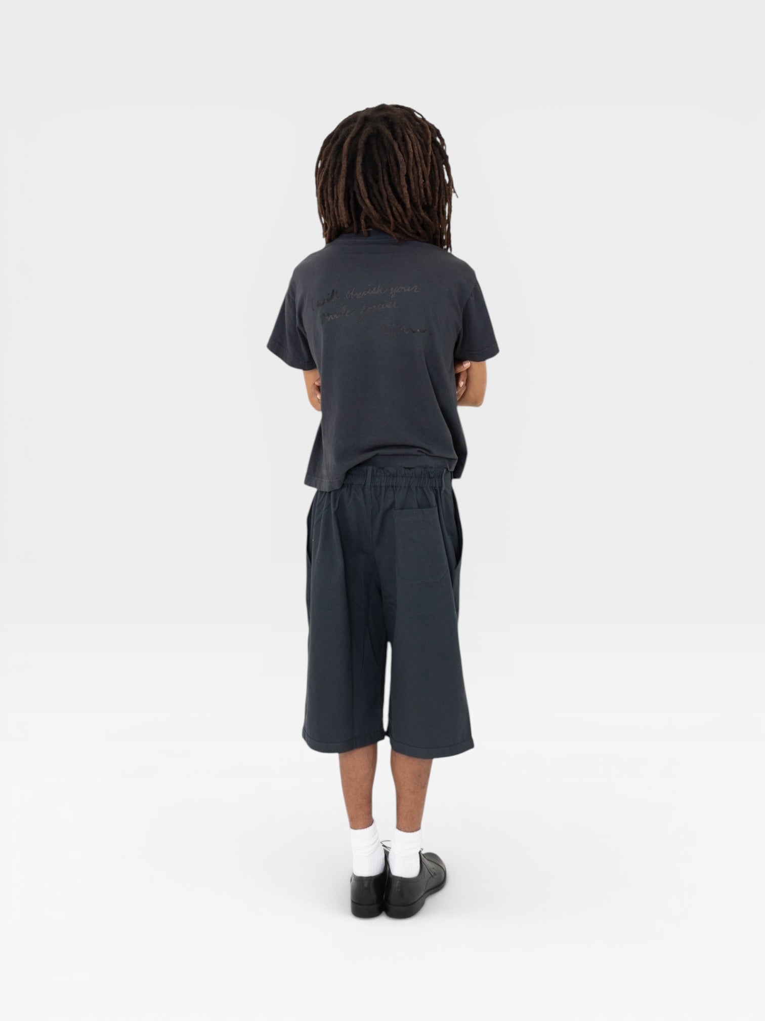 Smile(s) Boxy Tee - Slate